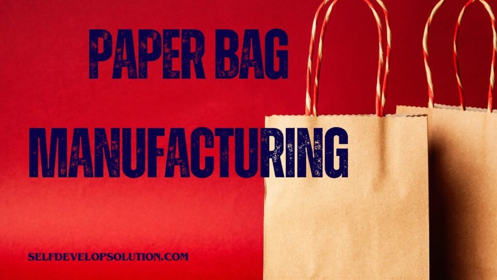 Paper bag making business